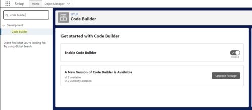 Code Builder - Setup - Step by Step activation guide - Force Walk ...